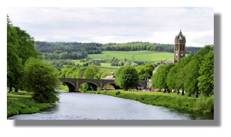 Peebles and the River Tweed